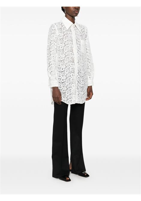 White guipure-lace shirt Comme des garcons - women COMME DES GARCONS | GNB0171